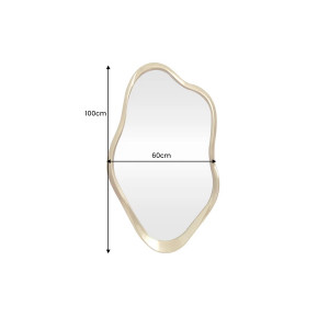 AMBER  modern tükör - 100cm - arany