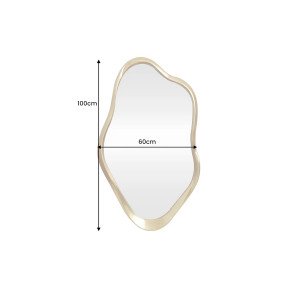 AMBER  modern tükör - 100cm - arany