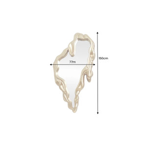 FLUIDUM modern tükör - 150cm - arany