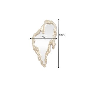 FLUIDUM modern tükör - 150cm - arany