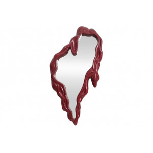 FLUIDUM modern tükör - 150cm - piros