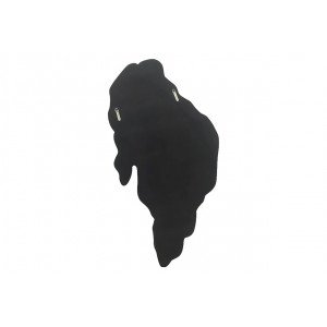 FLUIDUM modern tükör - 150cm - piros