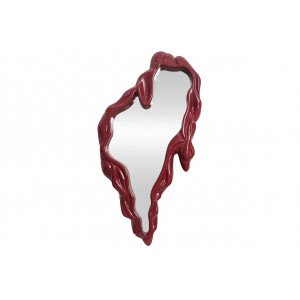 FLUIDUM modern tükör - 150cm - piros