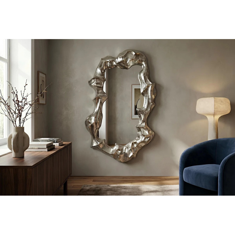 VANITY modern tükör - 150cm - ezüst