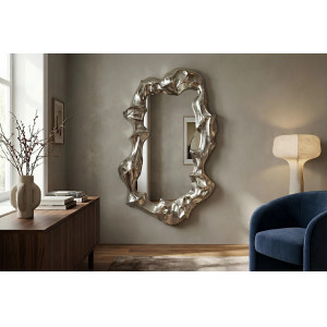 VANITY modern tükör - 150cm - ezüst INVICTA