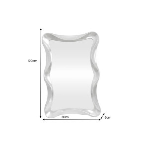 MIRACLE- II modern tükör - 120cm - ezüst