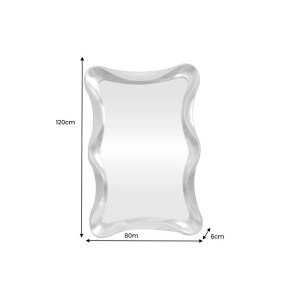 MIRACLE- II modern tükör - 120cm - ezüst