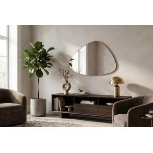 NOEMI modern tükör - 84cm - arany INVICTA