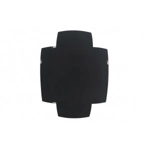 QUADRA  modern tükör - 90cm - ezüst