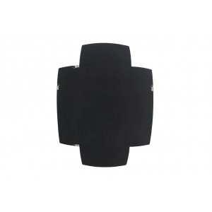 QUADRA  modern tükör - 90cm - ezüst