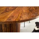 LAMEA kerek rózsafa étkezőasztal - 120/140cm