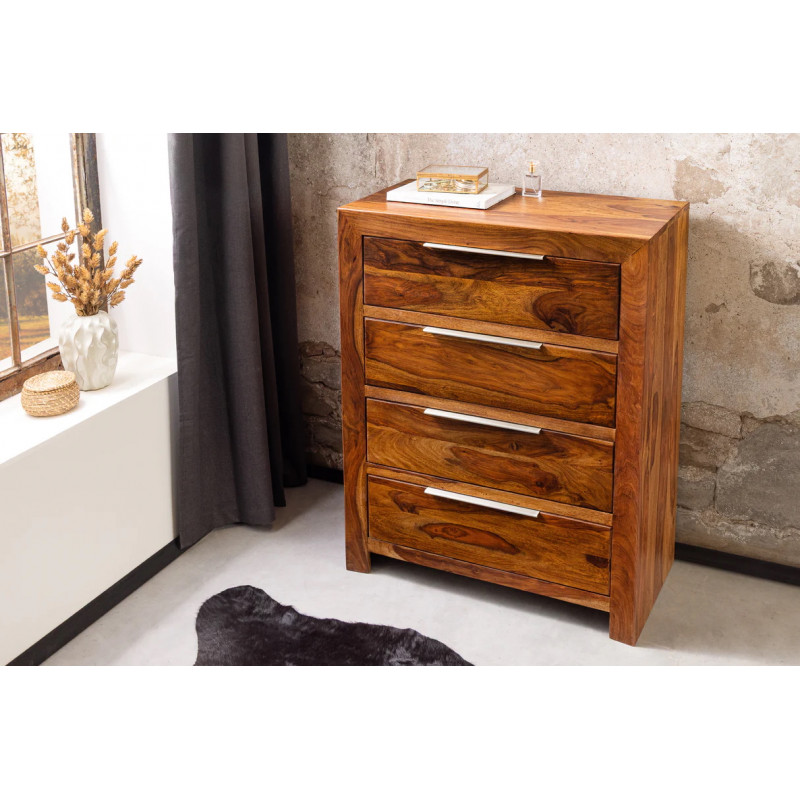 LAGOS tömör rózsafa fiókos komód