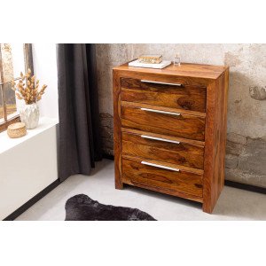 LAGOS tömör rózsafa fiókos komód INVICTA