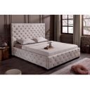 MERCURE modern ágykeret -  160x200cm - pezsgő bársony