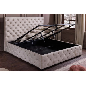 MERCURE modern ágykeret -  160x200cm - pezsgő bársony