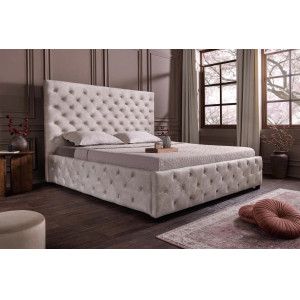 MERCURE modern ágykeret -  160x200cm - pezsgő bársony INVICTA