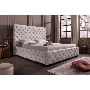 MERCURE modern ágykeret -  180x200cm - pezsgő bársony INVICTA