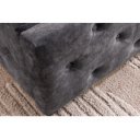 MERCURE modern ágykeret -  180x200cm - szürke bársony