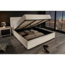 ROCCO modern kordbársony ágykeret -  180x200cm - beige