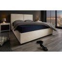 ROCCO modern kordbársony ágykeret -  180x200cm - beige