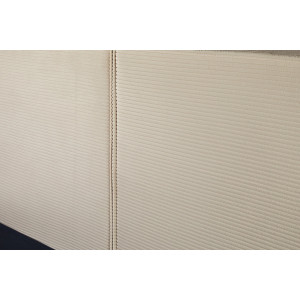 ROCCO modern kordbársony ágykeret -  180x200cm - beige