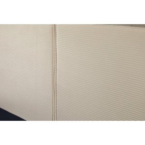 ROCCO modern kordbársony ágykeret -  180x200cm - beige