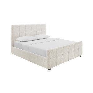 PRESTIGE modern boucle ágykeret -  180x200cm - beige