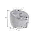 ALPINE design fotel - szürke