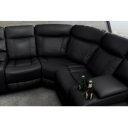 HOLLYWOOD dönthető mozi fotel 5 személyes - fekete