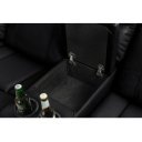 HOLLYWOOD dönthető mozi fotel 5 személyes - fekete