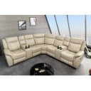 HOLLYWOOD dönthető mozi fotel 5 személyes - beige