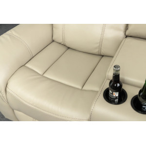 HOLLYWOOD dönthető mozi fotel 5 személyes - beige
