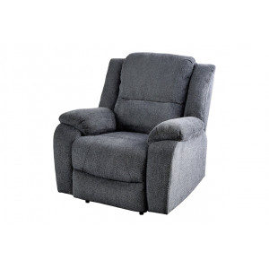 HOLLYWOOD dönthető kényelmi fotel - sötétszürke