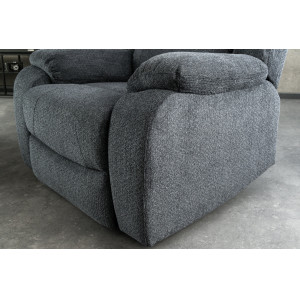 HOLLYWOOD dönthető kényelmi fotel - sötétszürke