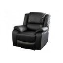 HOLLYWOOD dönthető kényelmi fotel - fekete