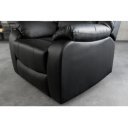 HOLLYWOOD dönthető kényelmi fotel - fekete