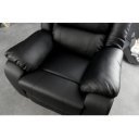 HOLLYWOOD dönthető kényelmi fotel - fekete
