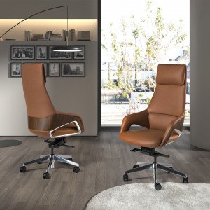 LINEA PRIME exkluzív forgószék - barna
