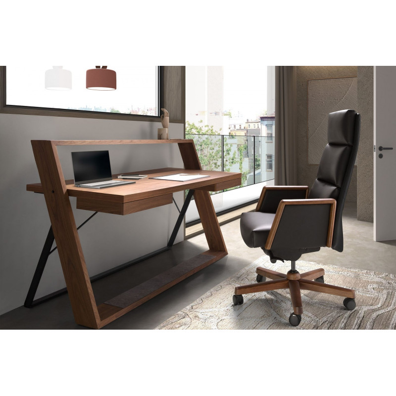 SOLARA exkluzív forgószék - fekete