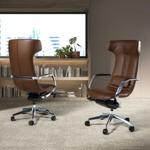 PRISMA exkluzív forgószék - barna