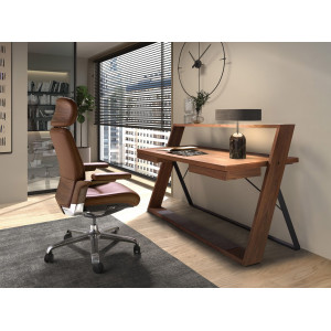 NOBLEZA prémium forgószék - barna