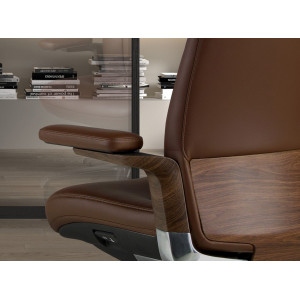 NOBLEZA prémium forgószék - barna