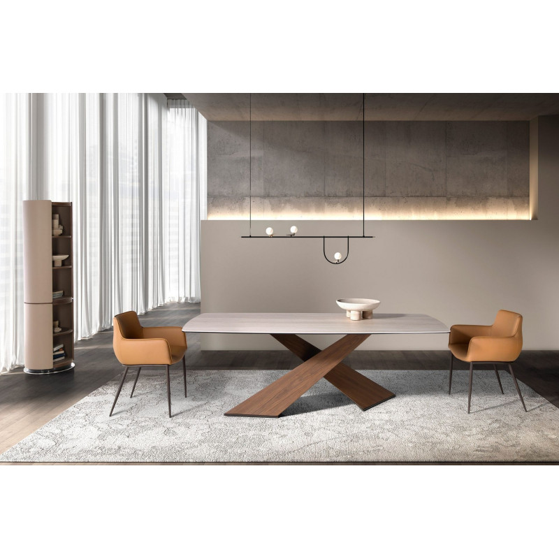 MARBELLO prémium kerámia étkezőasztal - 220cm