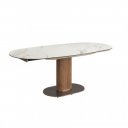 NUBE prémium bővíthető kerámia étkezőasztal - 140-200cm