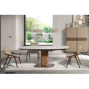 NUBE prémium bővíthető kerámia étkezőasztal - 140-200cm Angel Cerdá