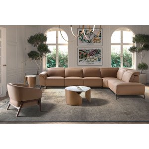 SOLAZZO prémium bőr sarokkanapé - jobbos kivitel Angel Cerdá