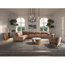 SOLAZZO prémium bőr sarokkanapé - balos kivitel