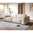 SIRPIO modern kordbársony kanapé - beige - 233cm