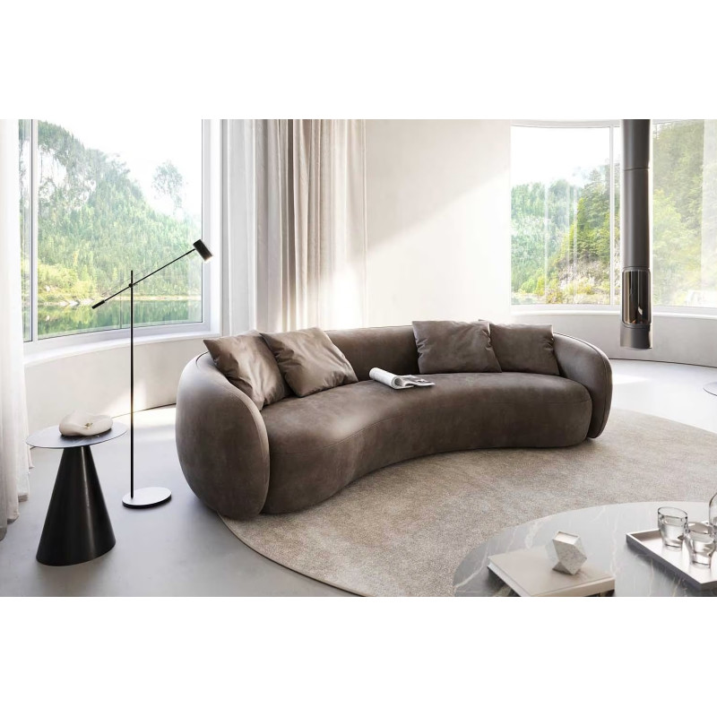 LARNA modern kanapé - taupe - 260cm