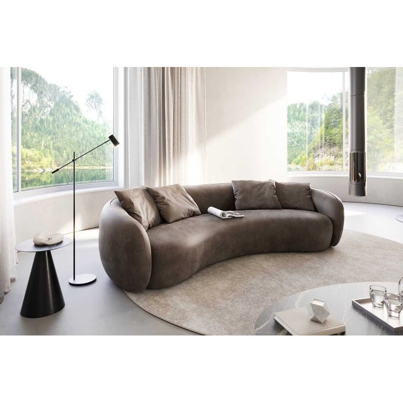 LARNA modern kanapé - taupe - 260cm